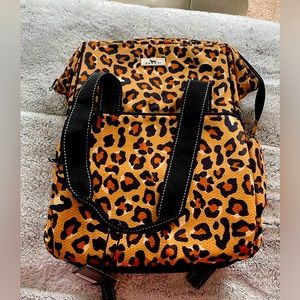 Leopard Print Scout Backpack Cooler